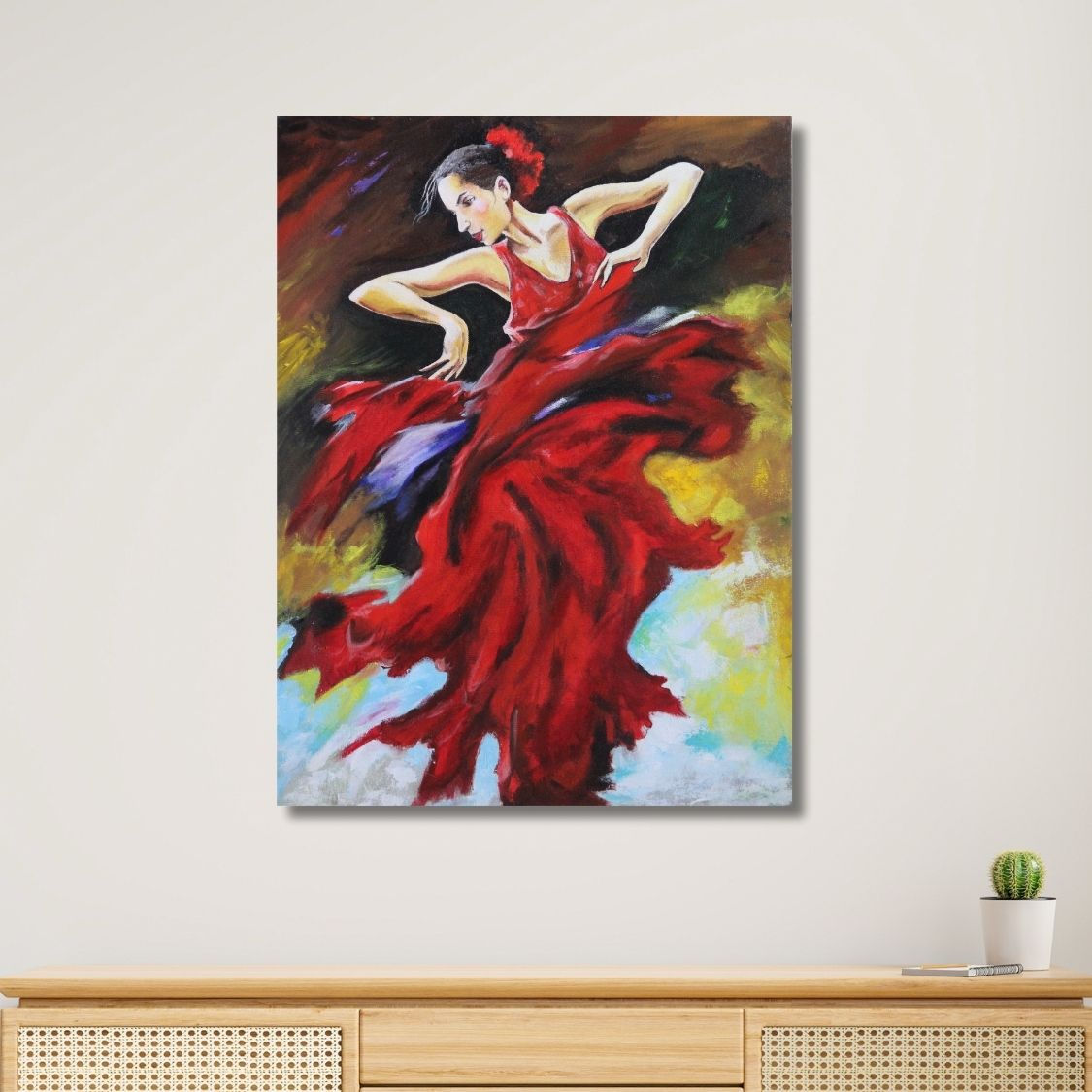 expressive flamenco wall art