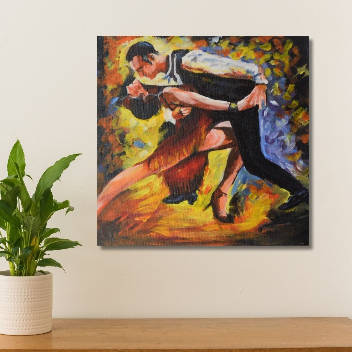 modern dance painting