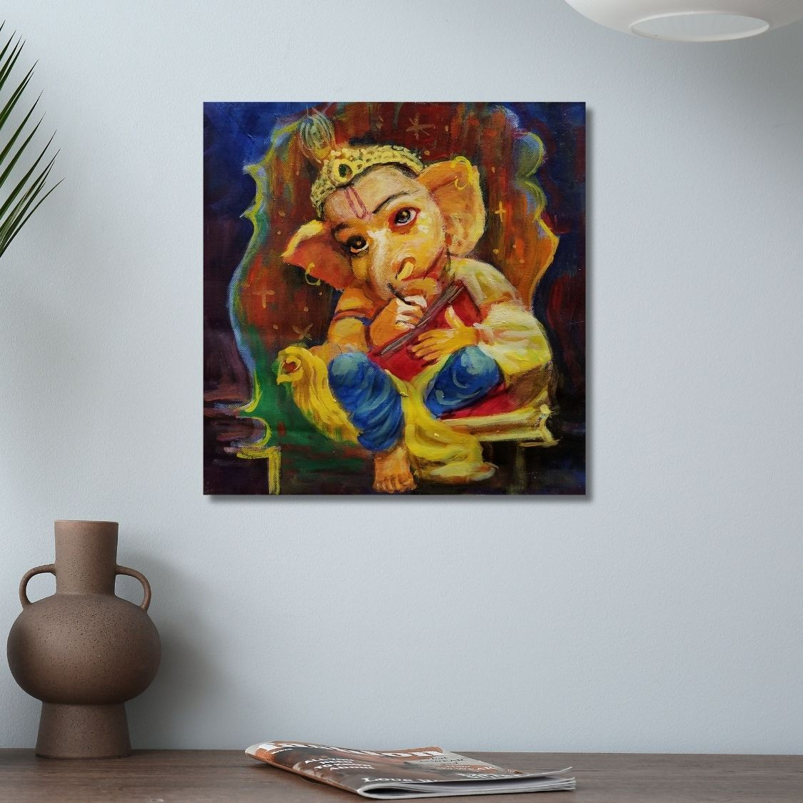 Modern Ganesha Wall Painting