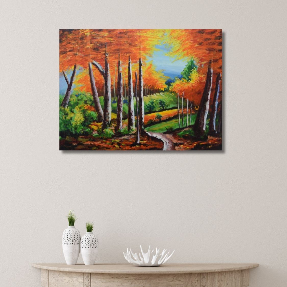 Nature landscape painting for living room