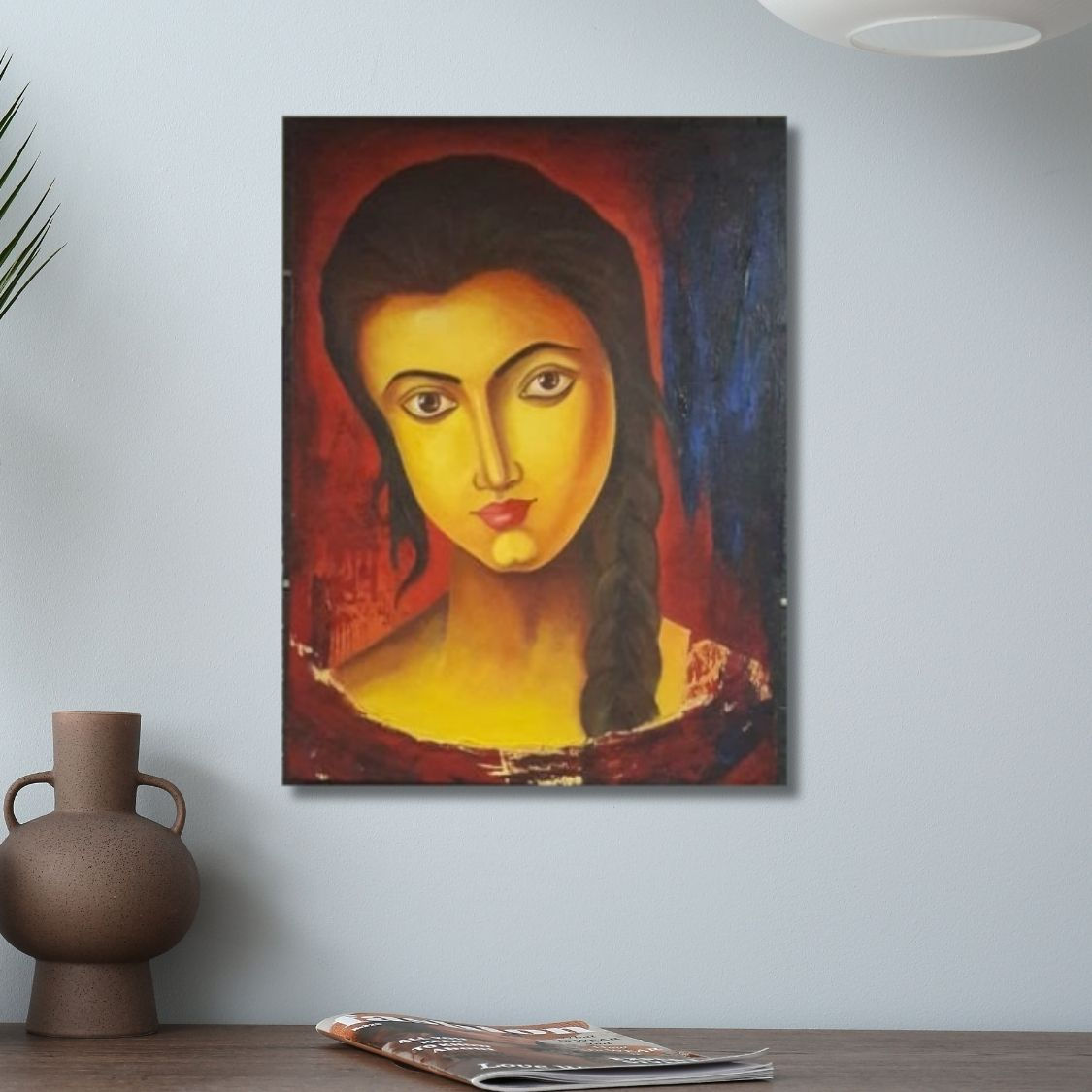 Handmade Acrylic Portrait Art
