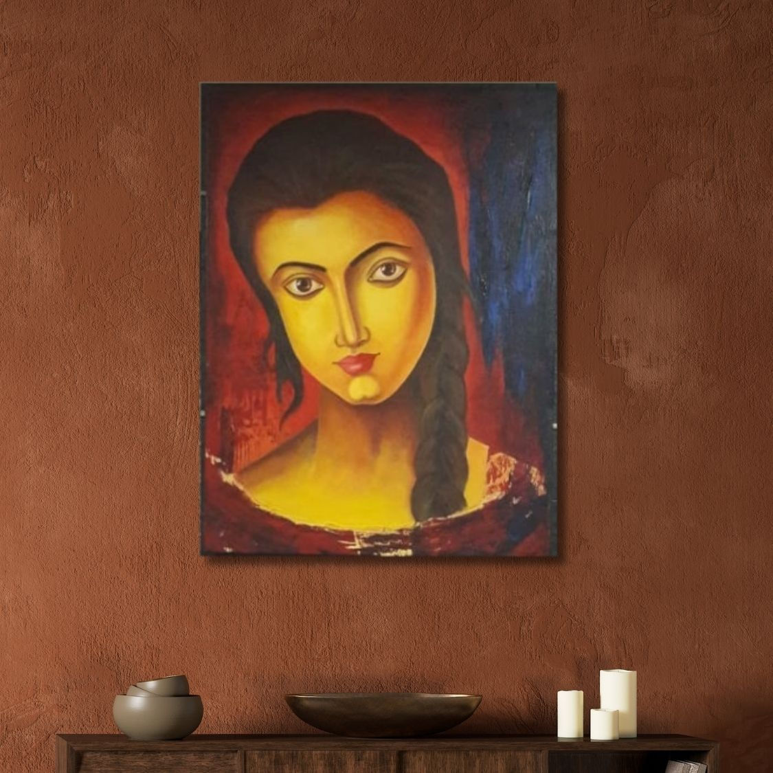 Handmade Portrait Canvas Art