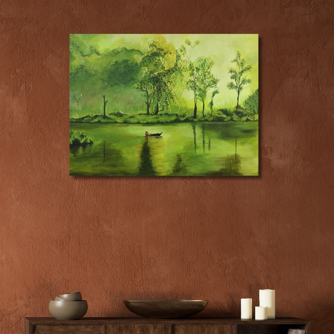 Green Landscape Canvas