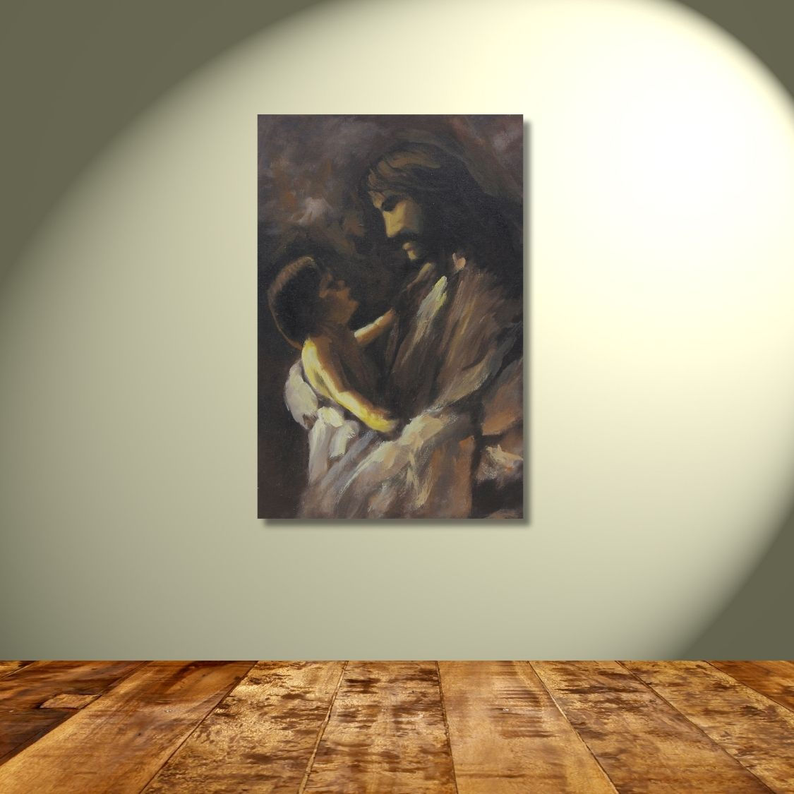 Peaceful Jesus Canvas Painting