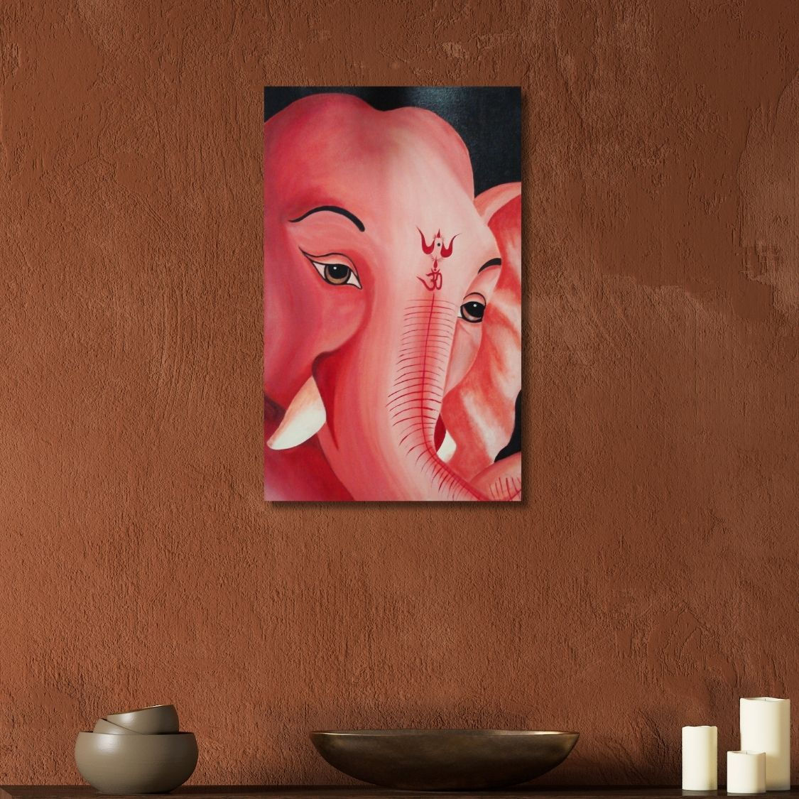 traditional and modern ganesha art