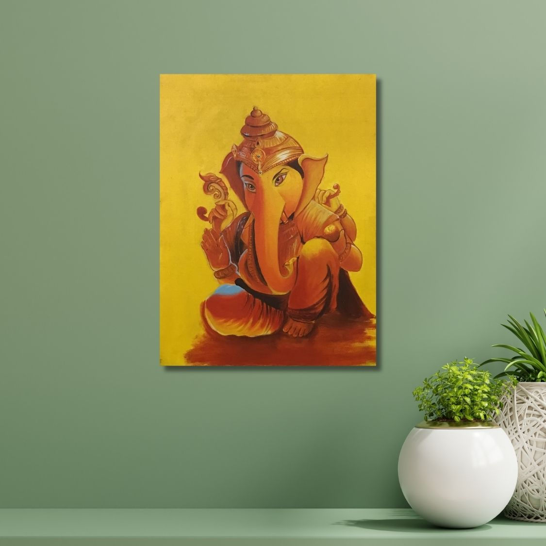 handmade lord ganesha artwork