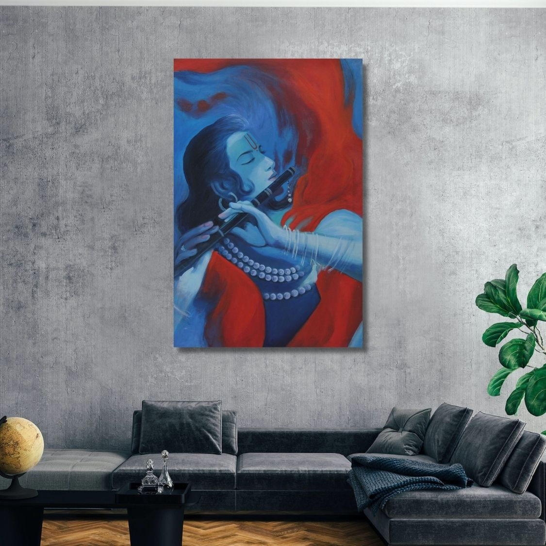 Divine Krishna Canvas