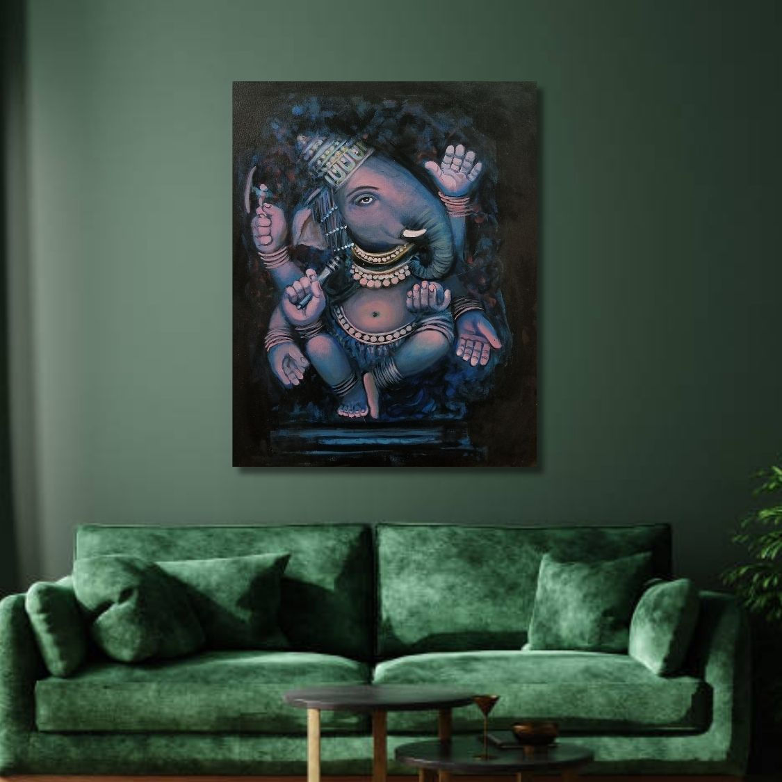 Spiritual Ganesha Canvas