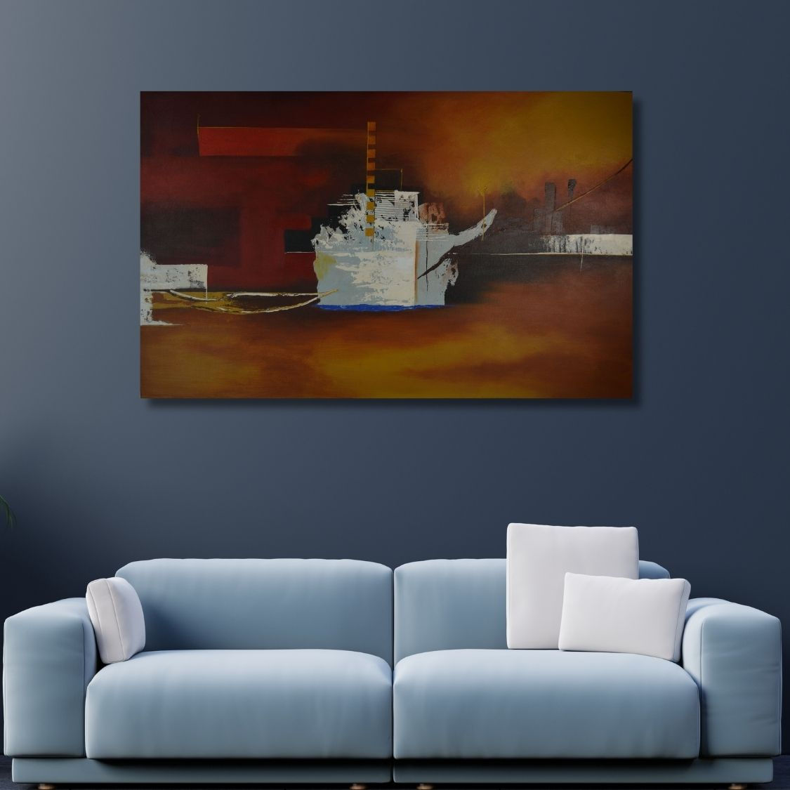 Modern Abstract Canvas Painting