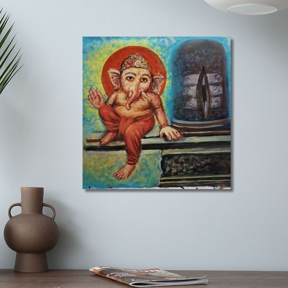 Handmade Lord Ganesha Artwork