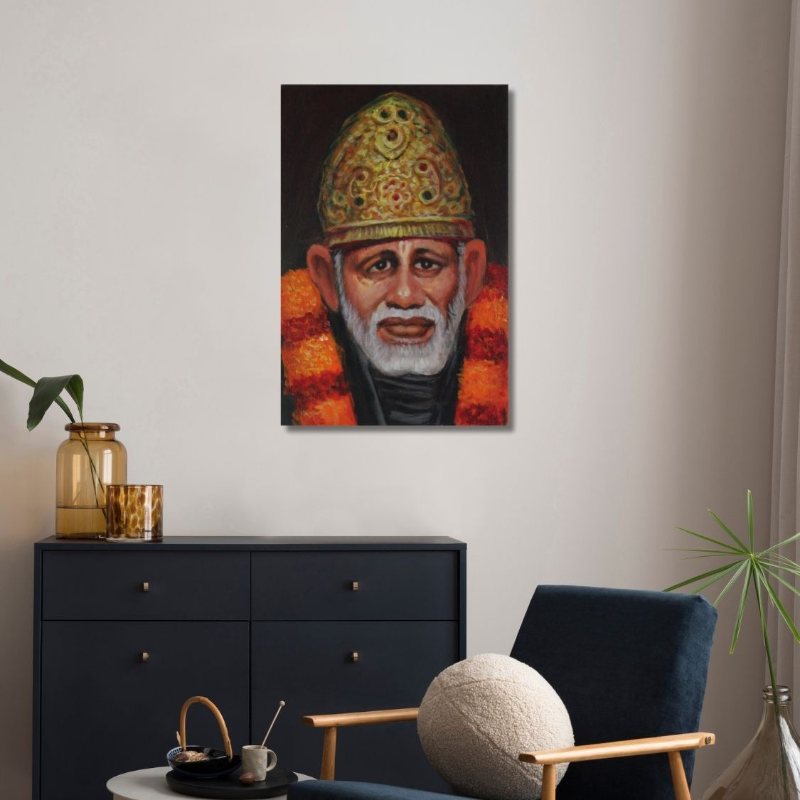 Spiritual Sai Baba Artwork