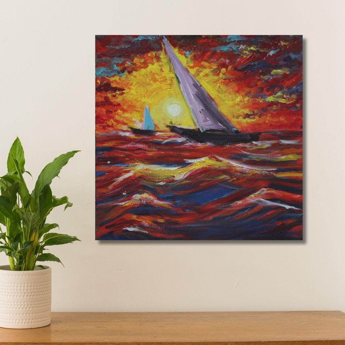 Vibrant Marine Canvas Art