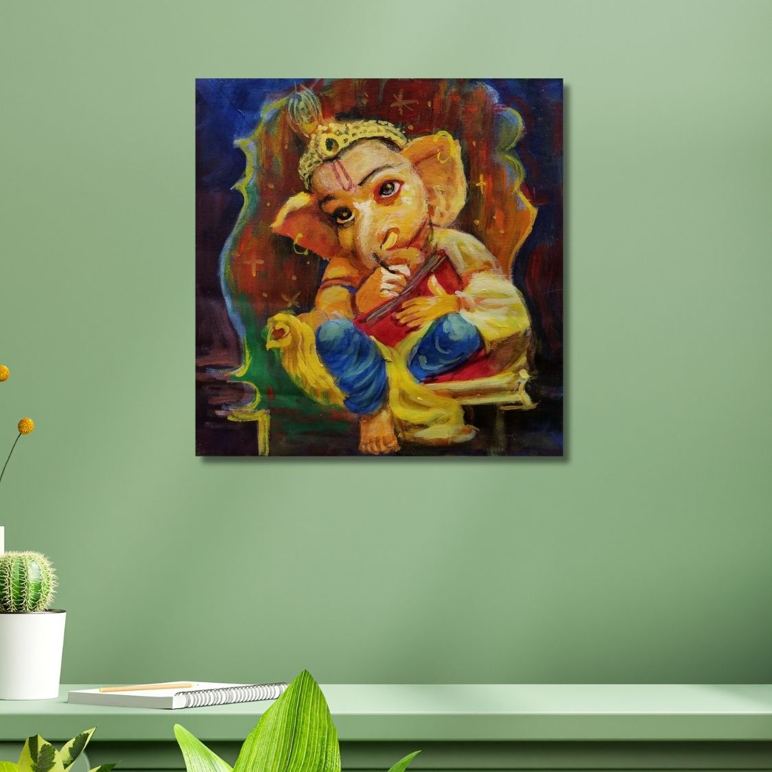 Vibrant Ganesh Artwork