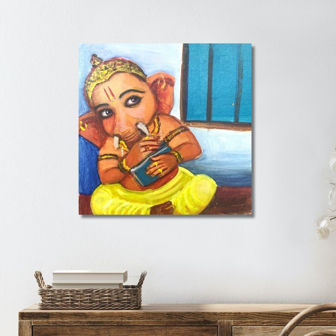 Spiritual Ganapati Painting