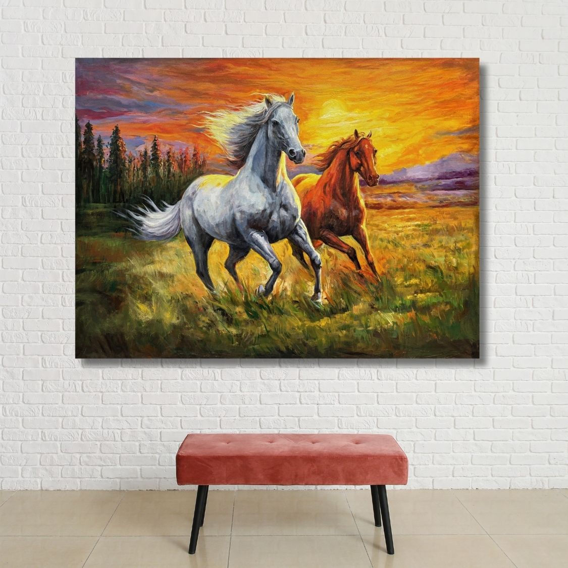 Acrylic Horse Painting