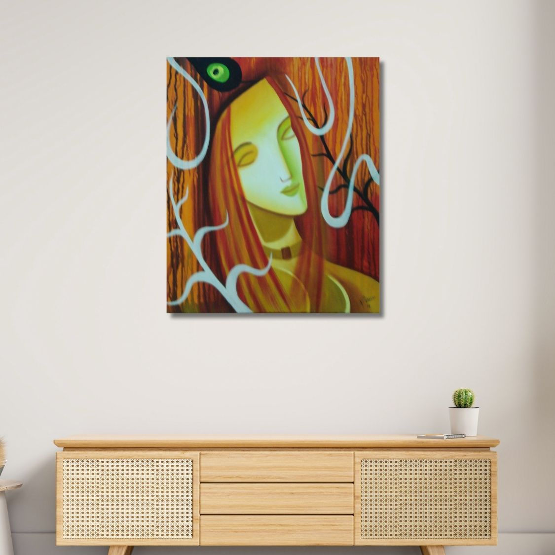 Woman Portrait Modern Art