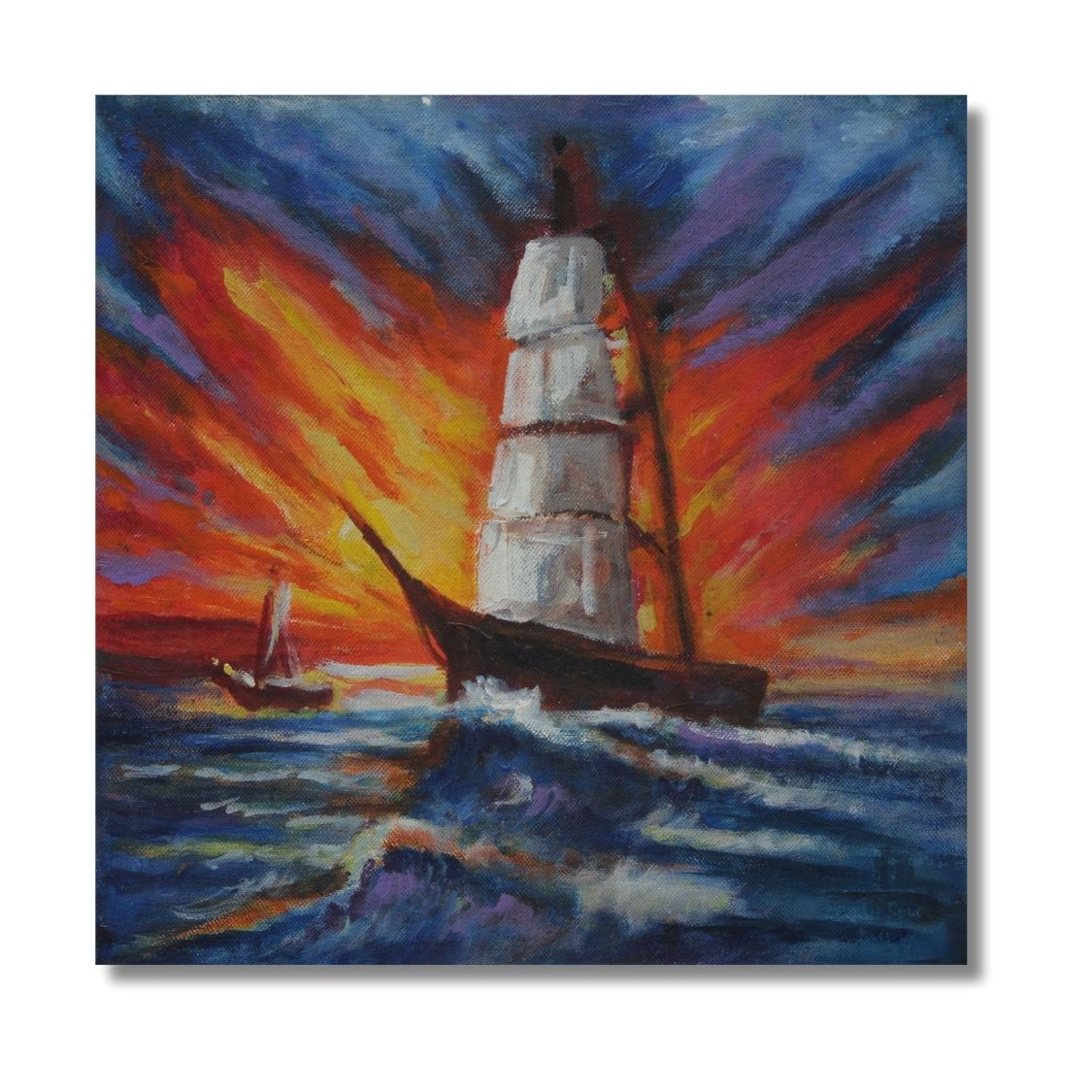 Seascape Acrylic Painting