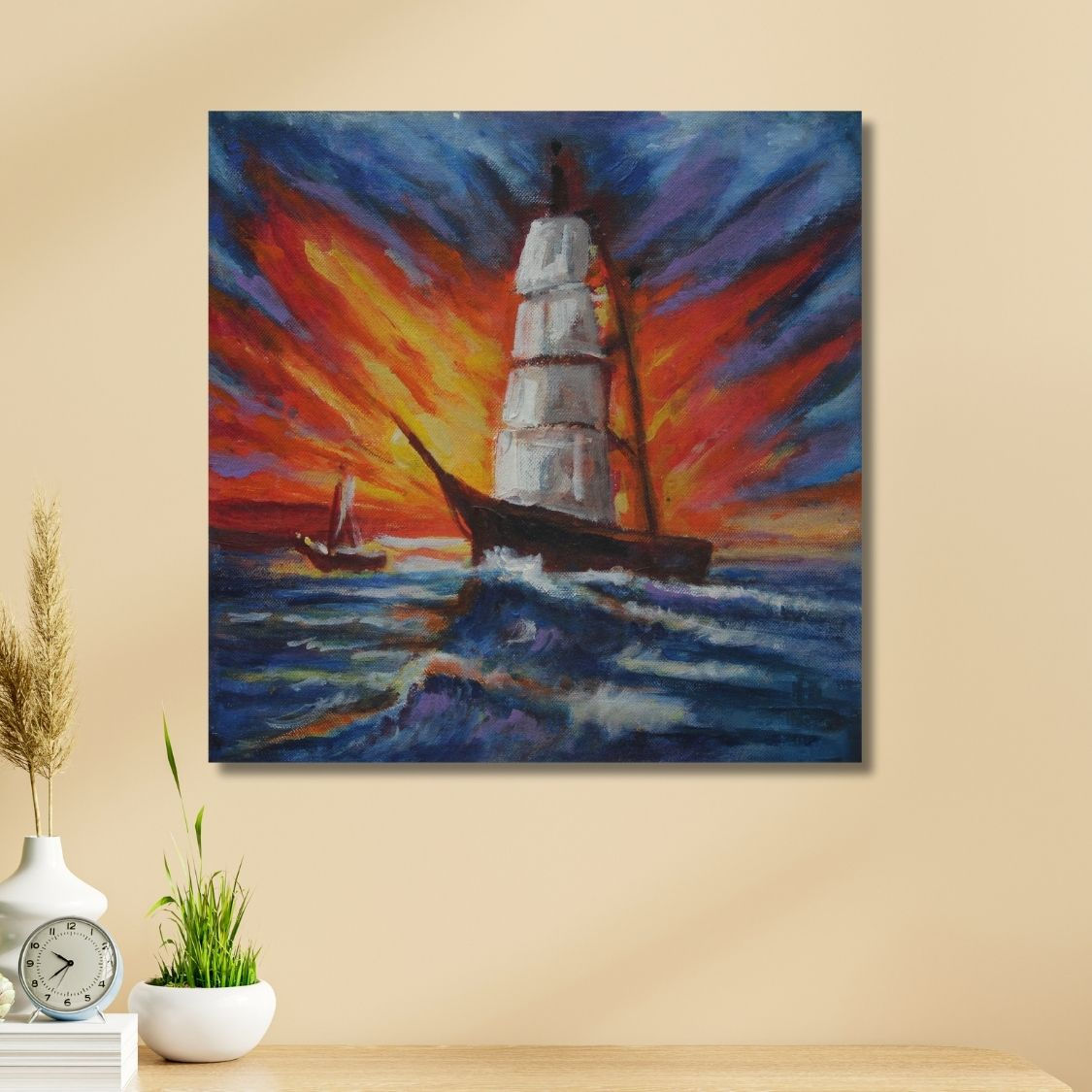 Expressionist Ocean Painting
