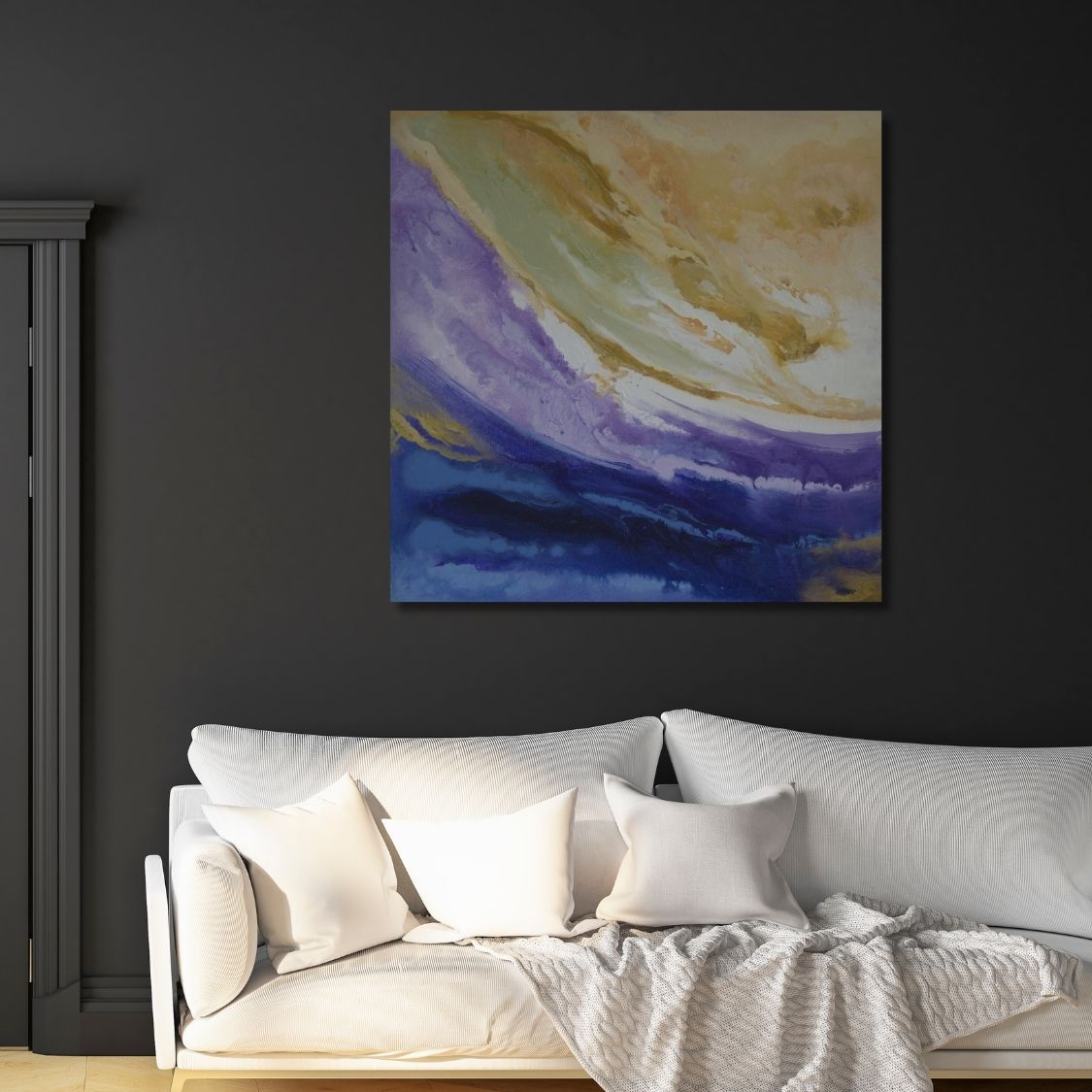 Artistic Abstract Living Room Decor