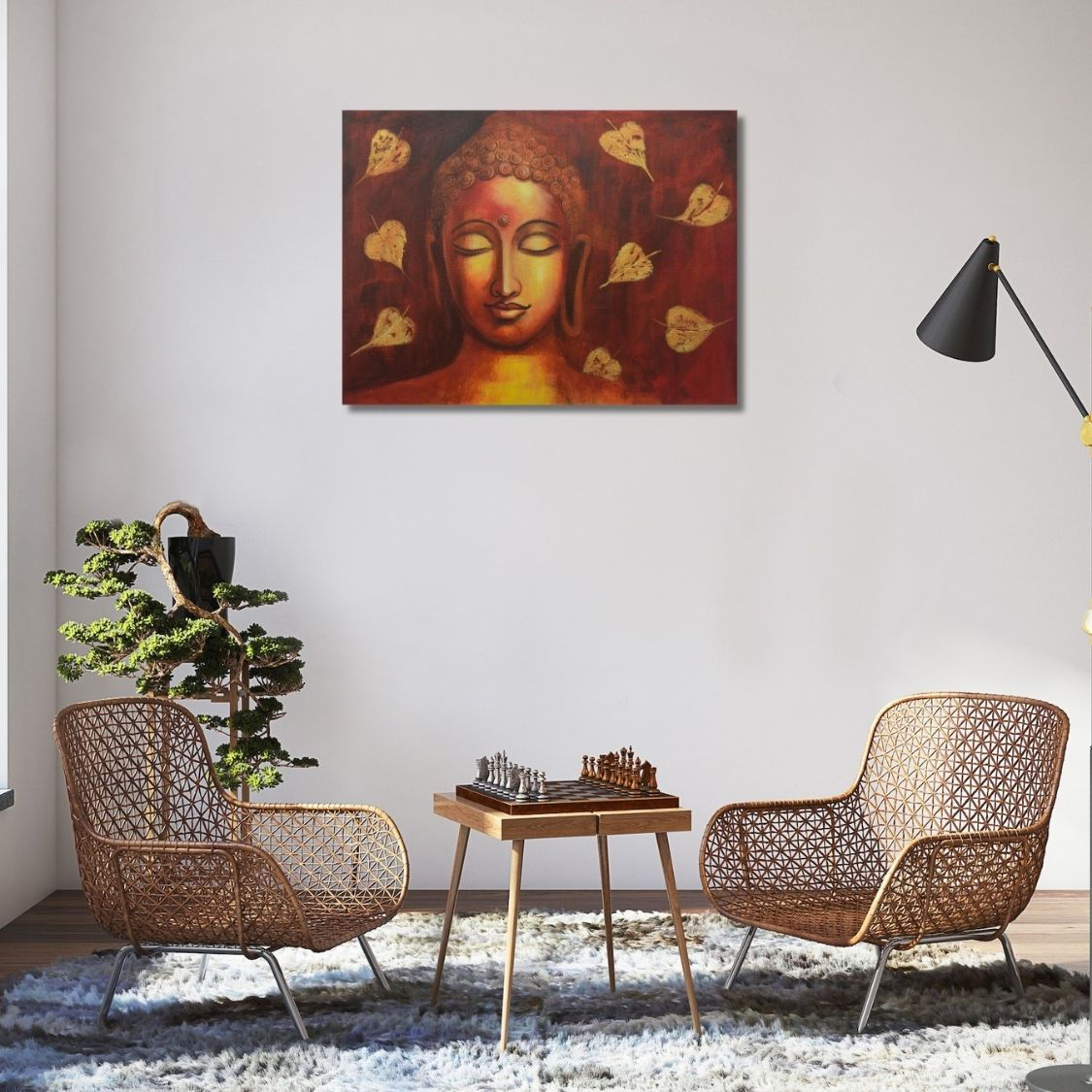 Acrylic Buddha Canvas