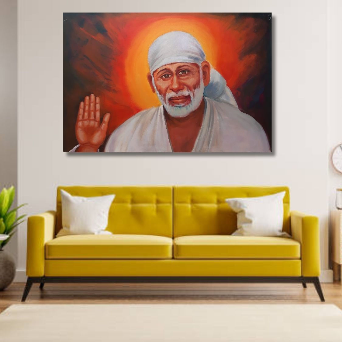 Sai Baba Aura Painting