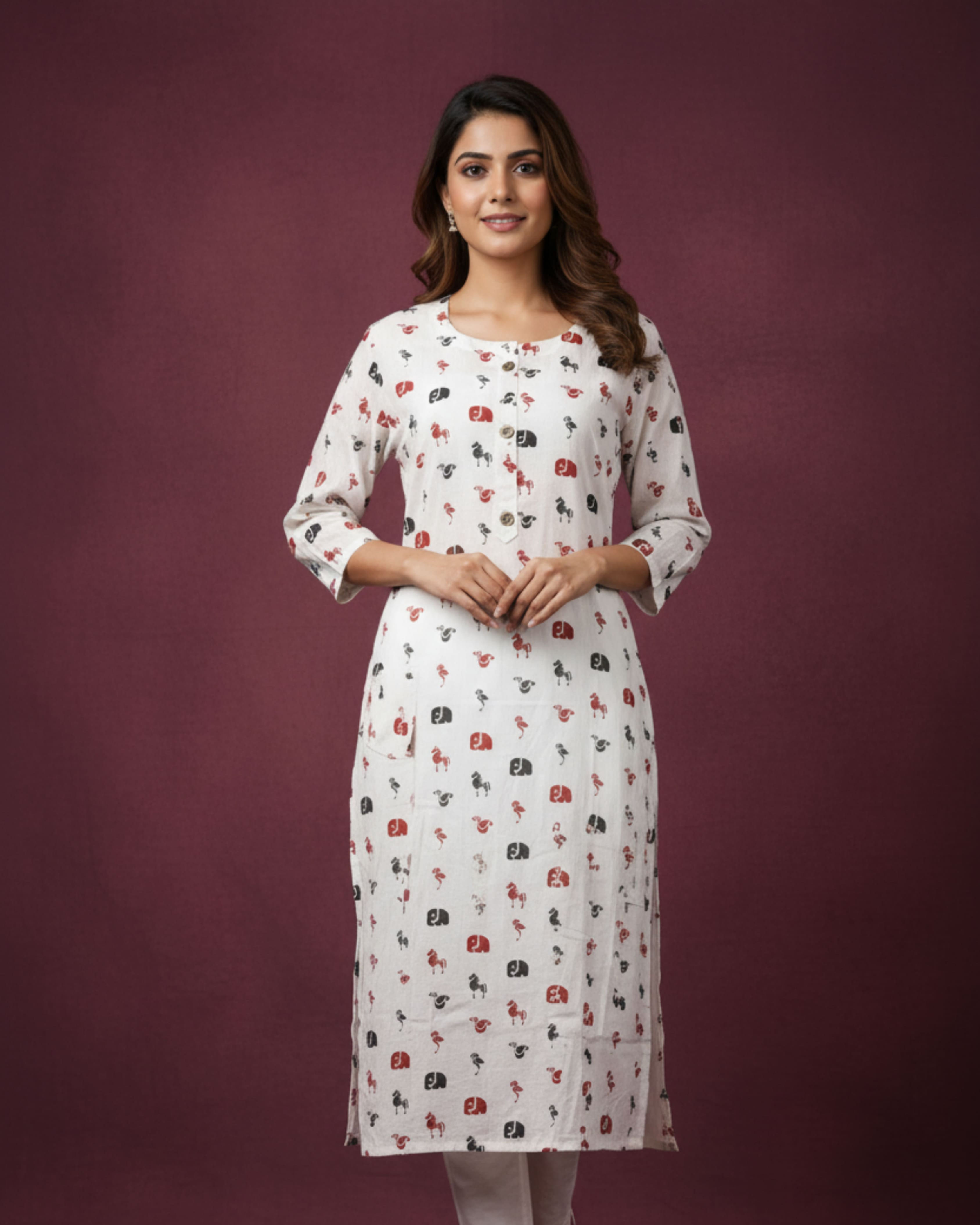 Cotton Print Kurti