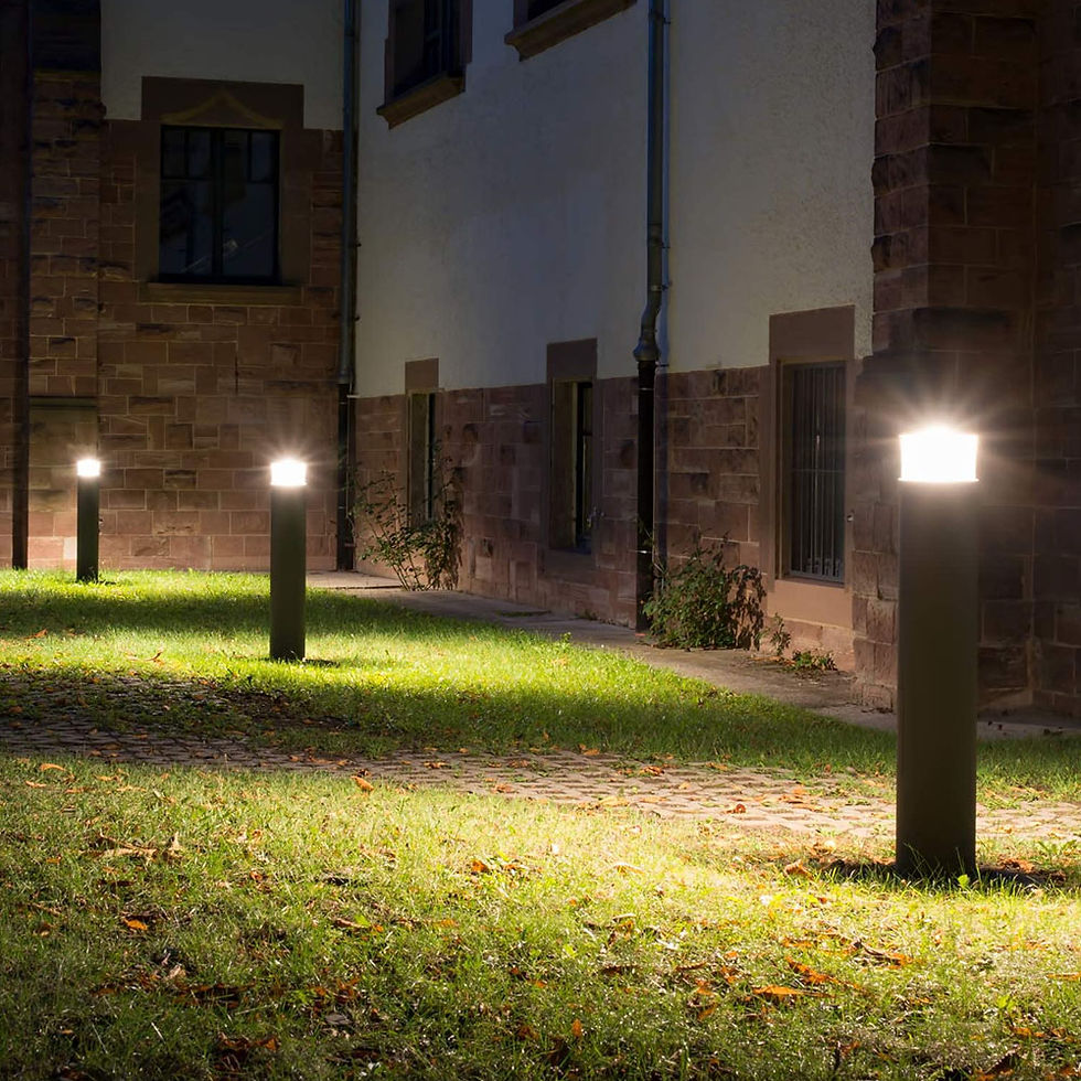 Thumbnail: LED Bollard Light 26W 3CCT 3000K 4000K 5000K Tunable Landscape Path Lawn Lights