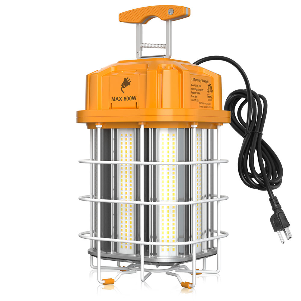 Linkable LED Temporary Construction Light 80W 100W 125W 150W 5000K Work Lighting