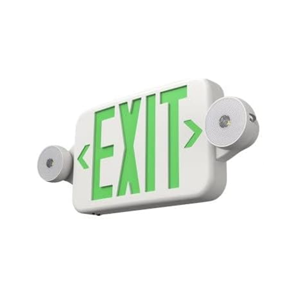 Thumbnail: Emergency Exit Light, Exit Combo with Battery Backup, 2 LED Head Lamp, 14 Pack