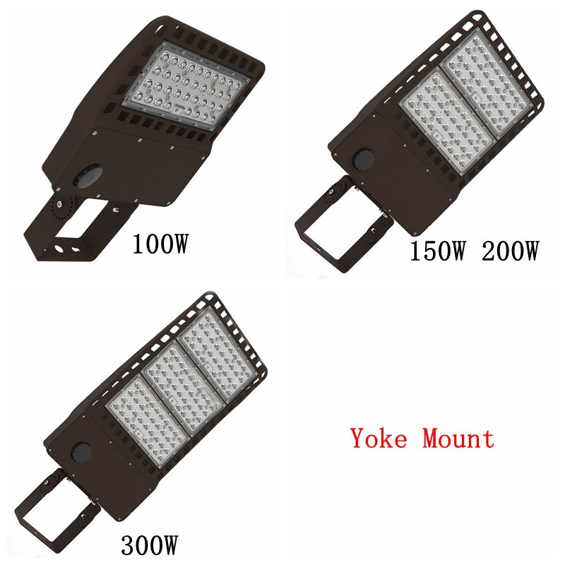 Thumbnail: 100W 150W 200W 300W 170lM/W 5000K LED Area Ligh with Photocell and Motion Sensor
