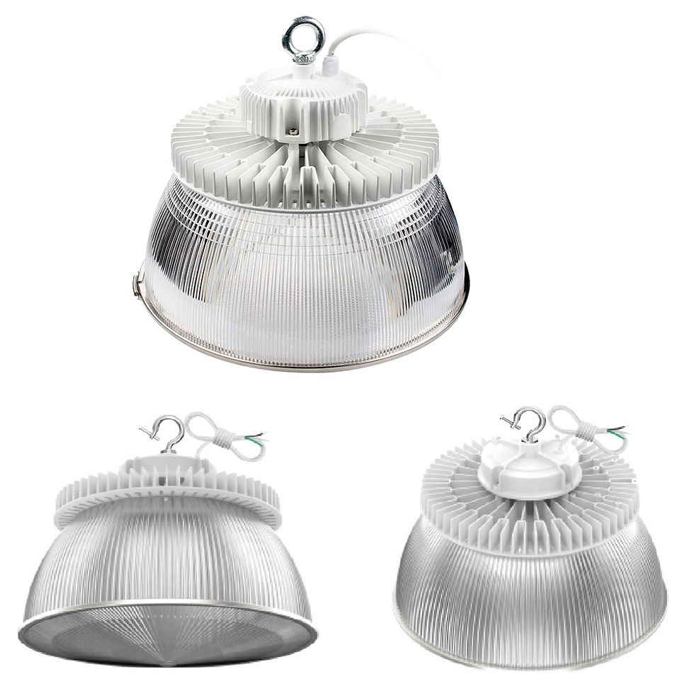 Thumbnail: LED High Bay 150W 200W 5000K 0-10V Dimmable White UFO Industrial Warehouse Light