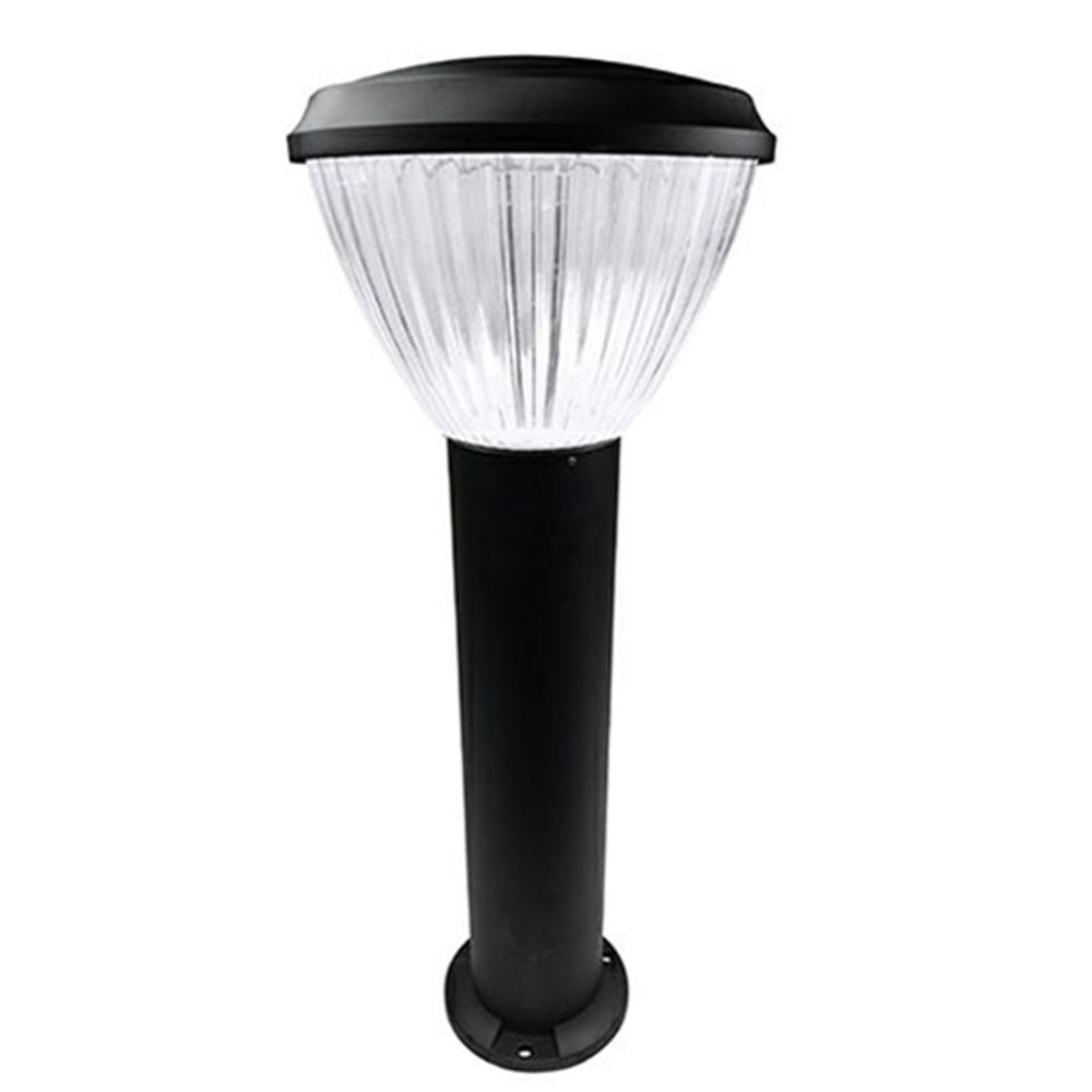 25W Commercial LED Bollard Lights 5000K 3360LM 26.4" Black Outdoor Pathway Light