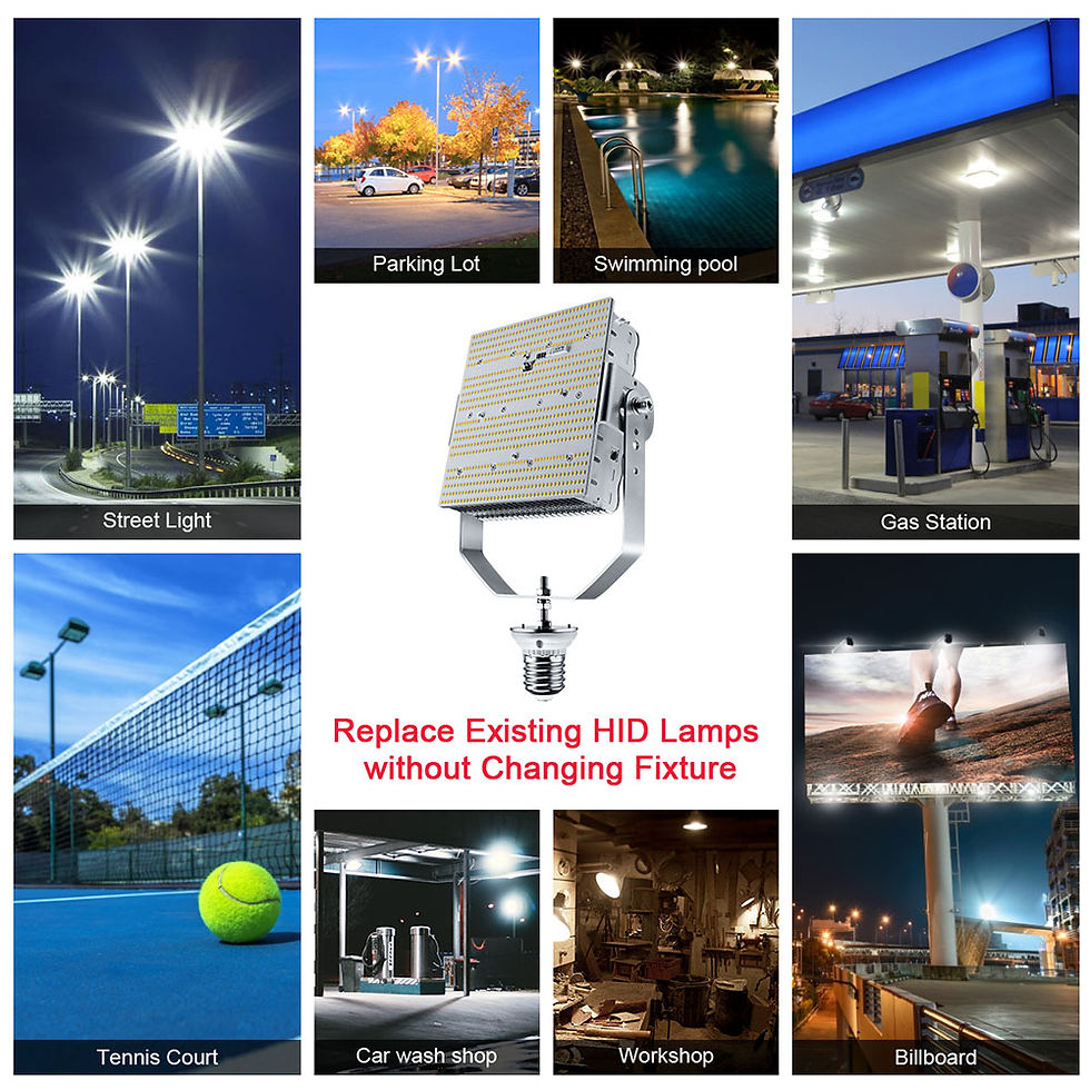 Thumbnail: 300W LED Parking Lot Lights Retrofit Kit 5000K E39 Base for Shoebox Lighting