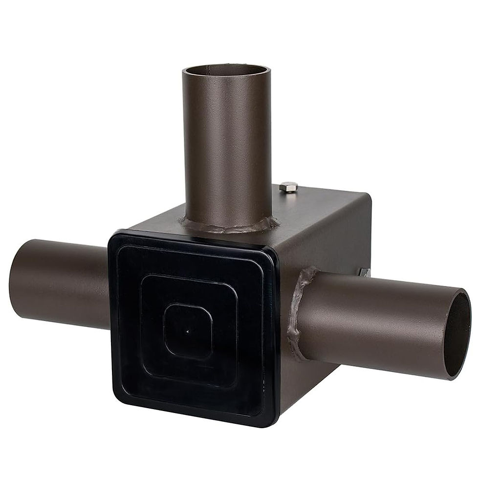 Thumbnail: Slip Fitter Mount Tenon Adapter Bracket for 3 Fixture LED Parking Lot Street Light