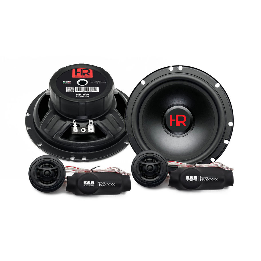 Harmony HR 6K2X Hard Rock 2-Way Component Set components