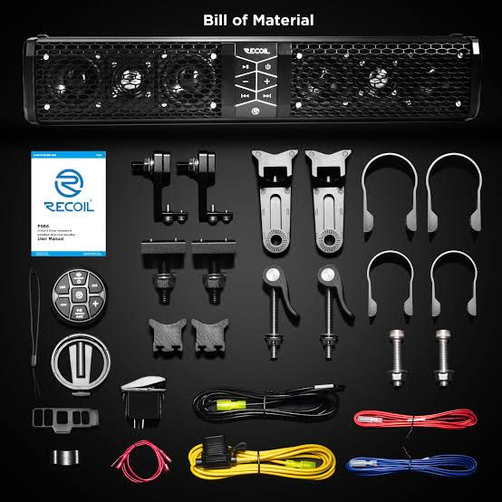 Recoil PSB6 21 Inch All-In-One Waterproof Sound Bar 200W