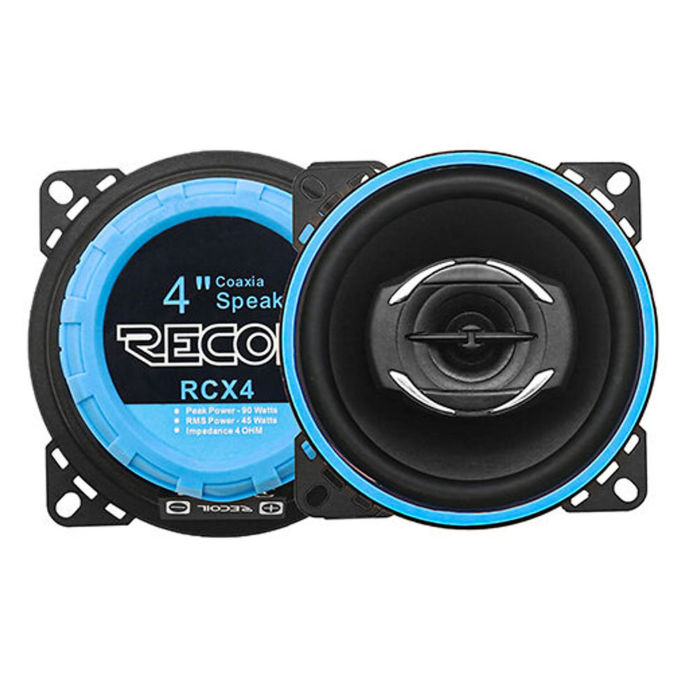 Recoil RCX4 Echo 4 in Coaxial Speakers front and back view