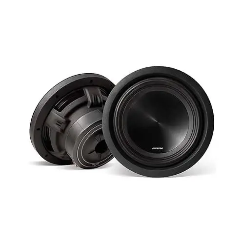 Alpine SWJ-10S4 Bass Series 10 Inch Subwoofer 250W RMS