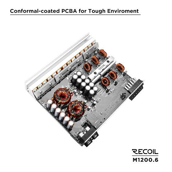 Recoil M1200.6 Eco Pro 1200W Class D 6-Channel Amplifier