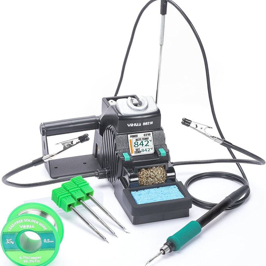 Recoil SWS-TC 4-Slot Soldering Station with Tip Cleaner