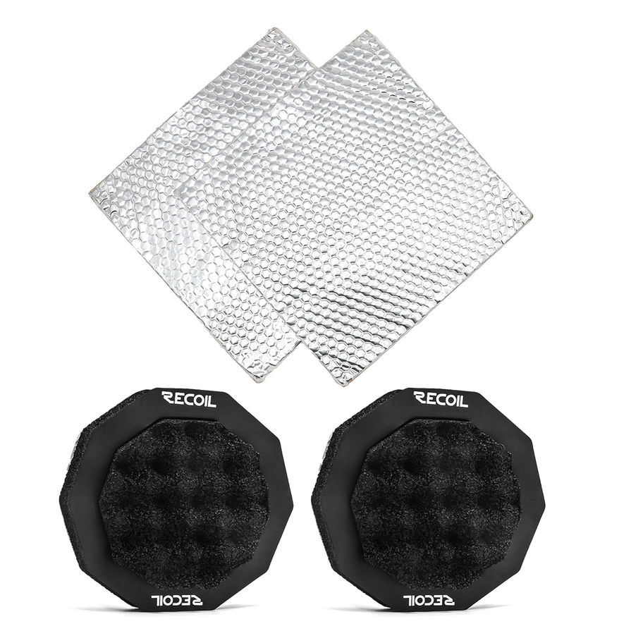 Recoil DMBK Car Sound Damping Kit - 9 Butyl Sheets 550x800mm
