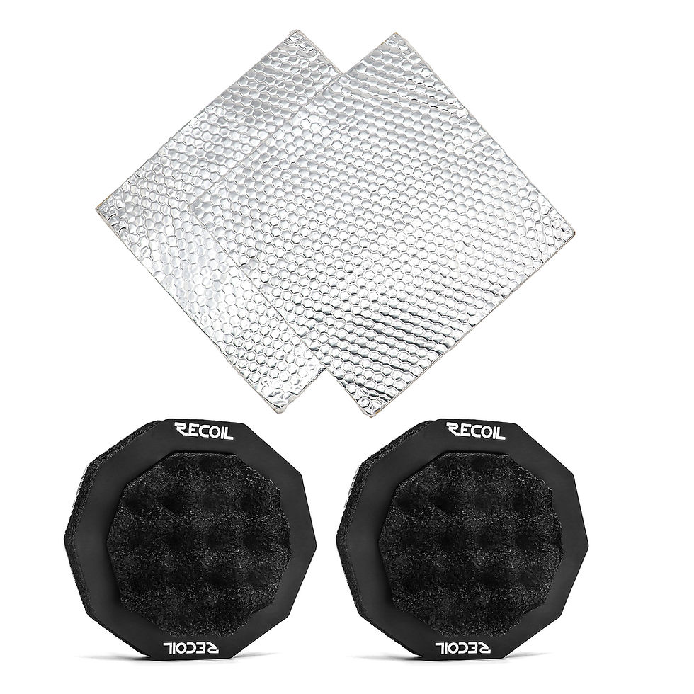 Recoil DMBK Car Sound Damping Kit - 9 Butyl Sheets 550x800mm
