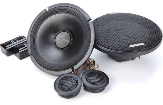 Alpine R2-S65C Hi-Res 6.5 Inch 2-Way Component Speakers
