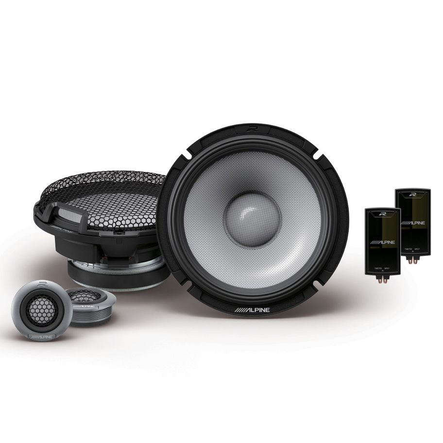 Alpine R2-S65C Hi-Res 6.5 Inch 2-Way Component Speakers