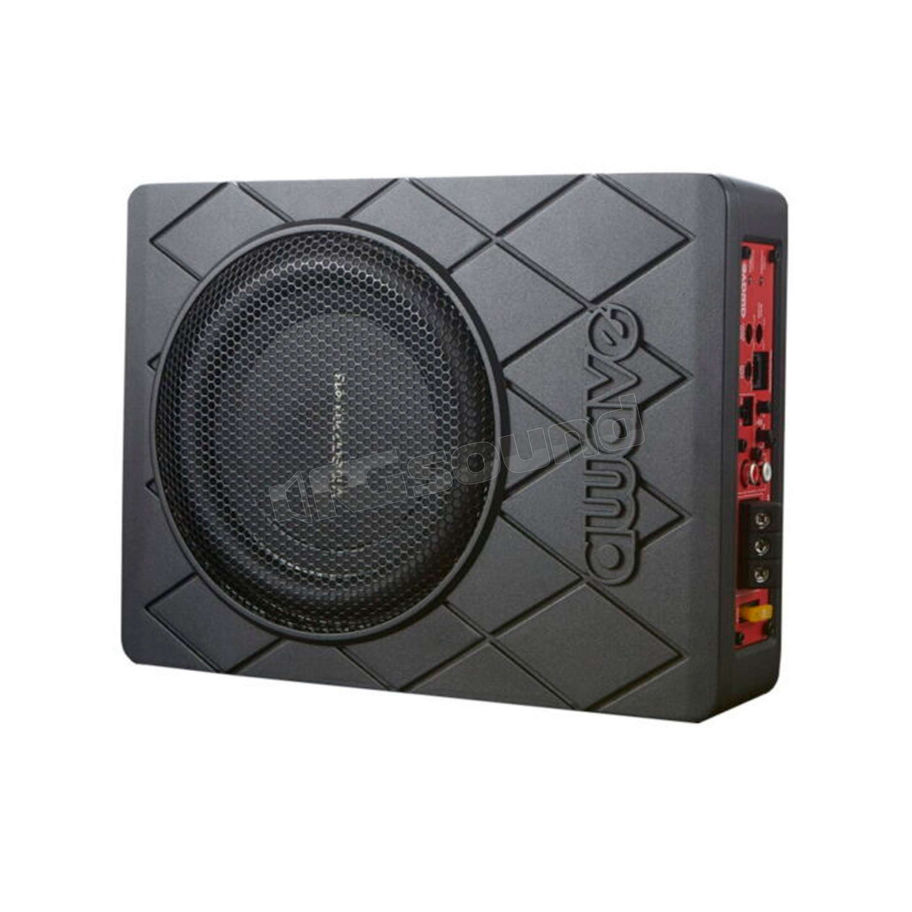 Awave V10 Active Under-Seat Subwoofer with side ports
