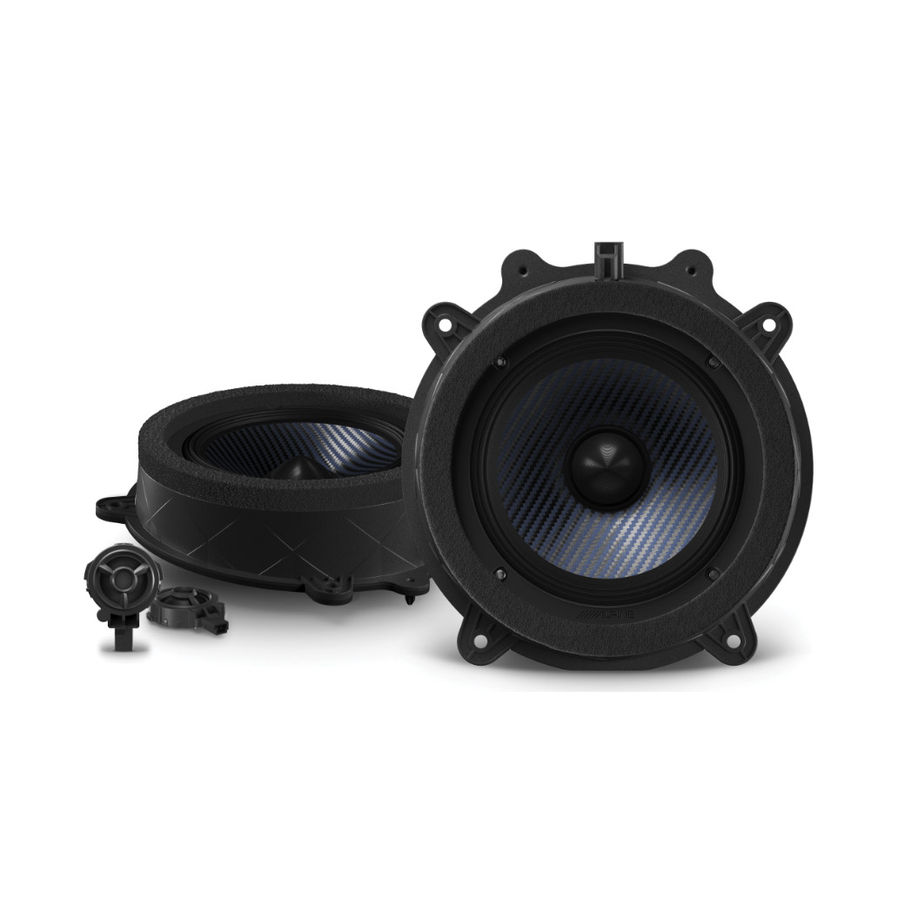 Alpine DM-65C 6.5 Inch 2-Way Component Speakers