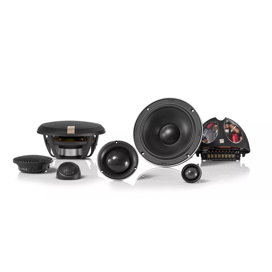 Morel Hybrid 63 component speaker system components