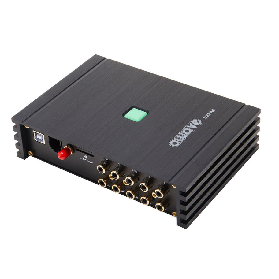 Awave DSP A6 6-Channel DSP Amplifier with Bluetooth ports