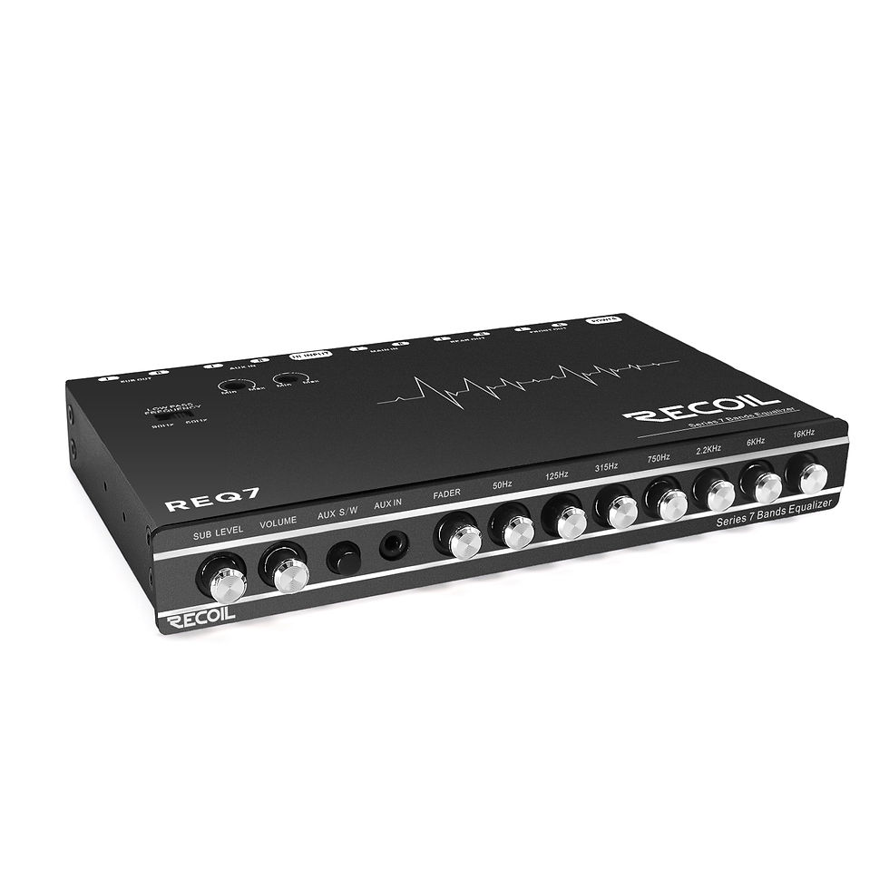 Recoil REQ7 7-Band Car Audio Equalizer