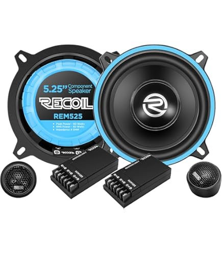 Recoil RCX525 Echo 5.25 Inch 2-Way Coaxial Speakers 80W